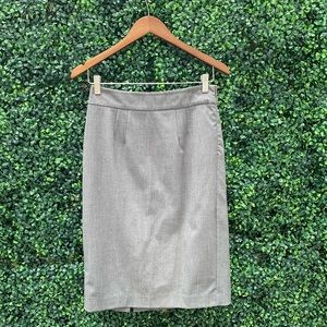 New York and Co, 3 piece grey wide leg stretch suit: blazer, pants and skirt.